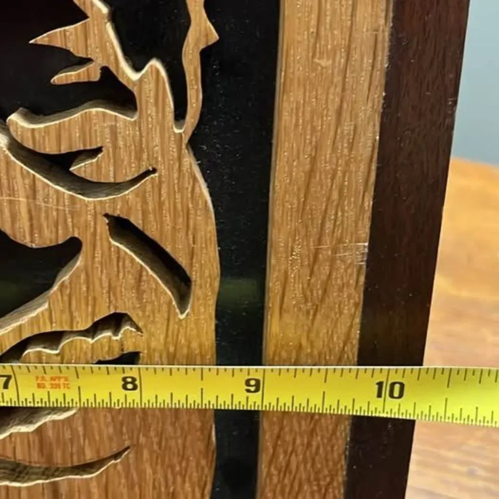 Vince Lombardi Handcrafted Wooden Scroll Saw Art - Packers Decor 10